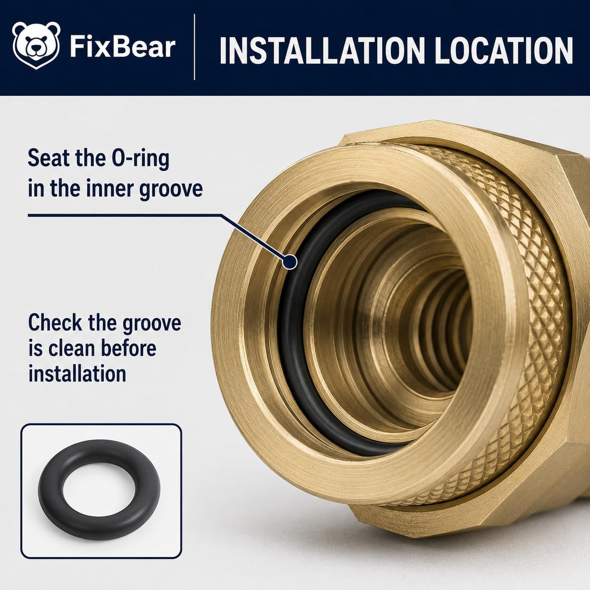 19037 O-Ring Seals,20 Pack,Compatible with Yellow Jacket SealRight 1/4 in Quick Couplers 19109 19209