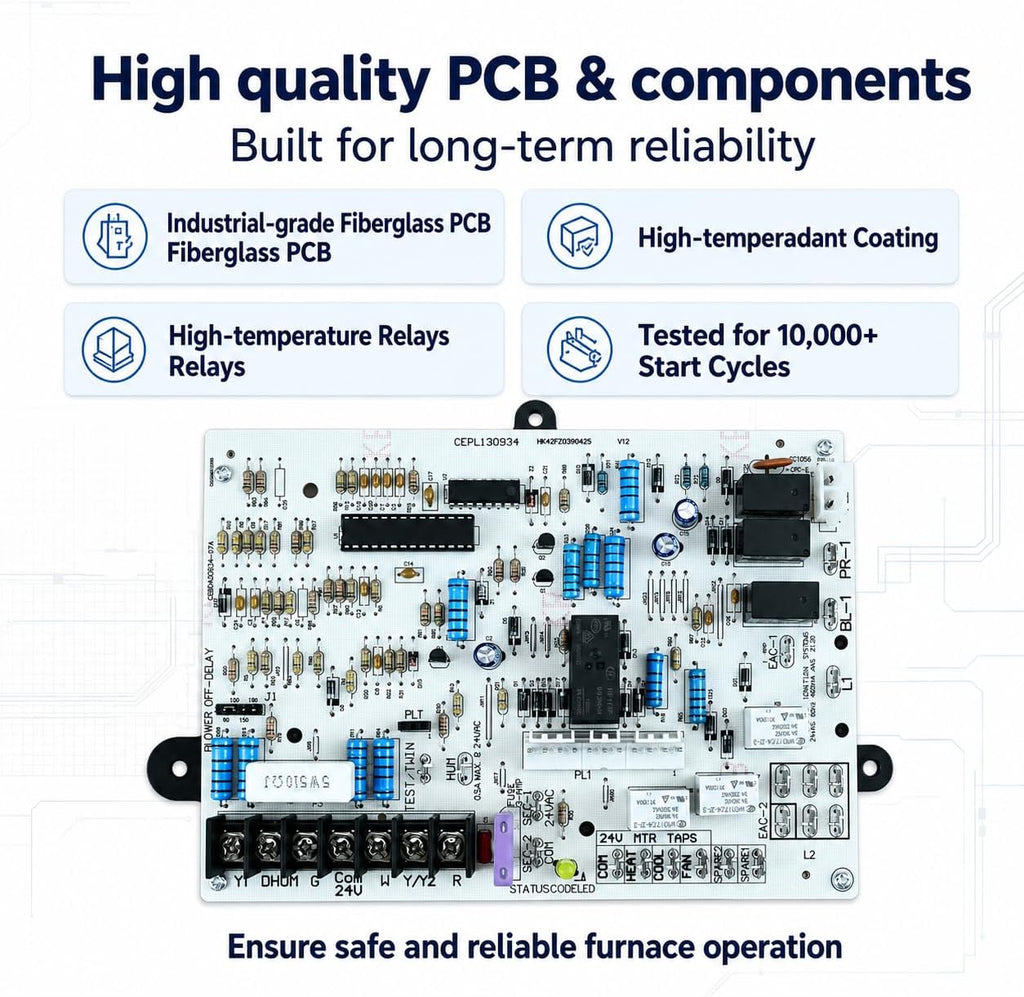 HK42FZ039 Furnace Control Board Replacement for Carrier Bryant Payne