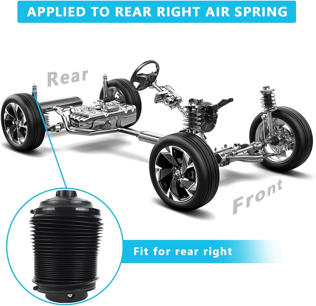 Rear Right Air Spring Bag Suspension Kit for Jeep Grand Cherokee 2016-2022