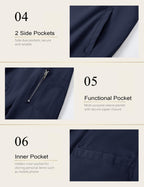 Jackets for Men Bomber Jacket Lightweight Men Jacket Lightweight Mens Windproof Jacket Baseball Coat Full Zip