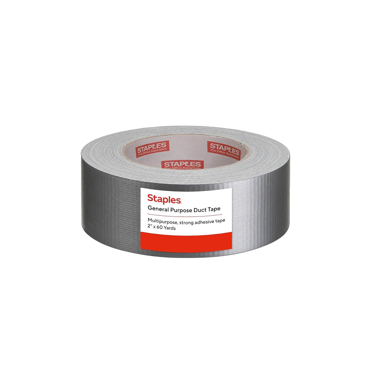 General Purpose Duct Tape, 2x60 Yards, Silver, Multi-Use