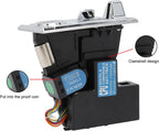Coin Acceptor,Comparable Roll Down Coin Mech Acceptor Coin Selector CPU Programmable Electronic Coin Selector for