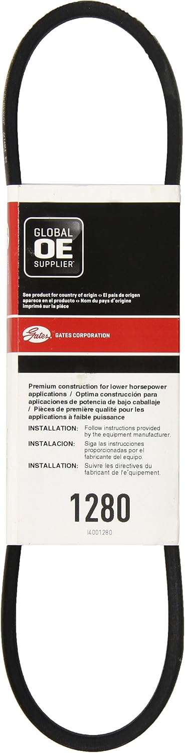 Gates 1280 Truflex FHP Low Horse-Power V-Belts