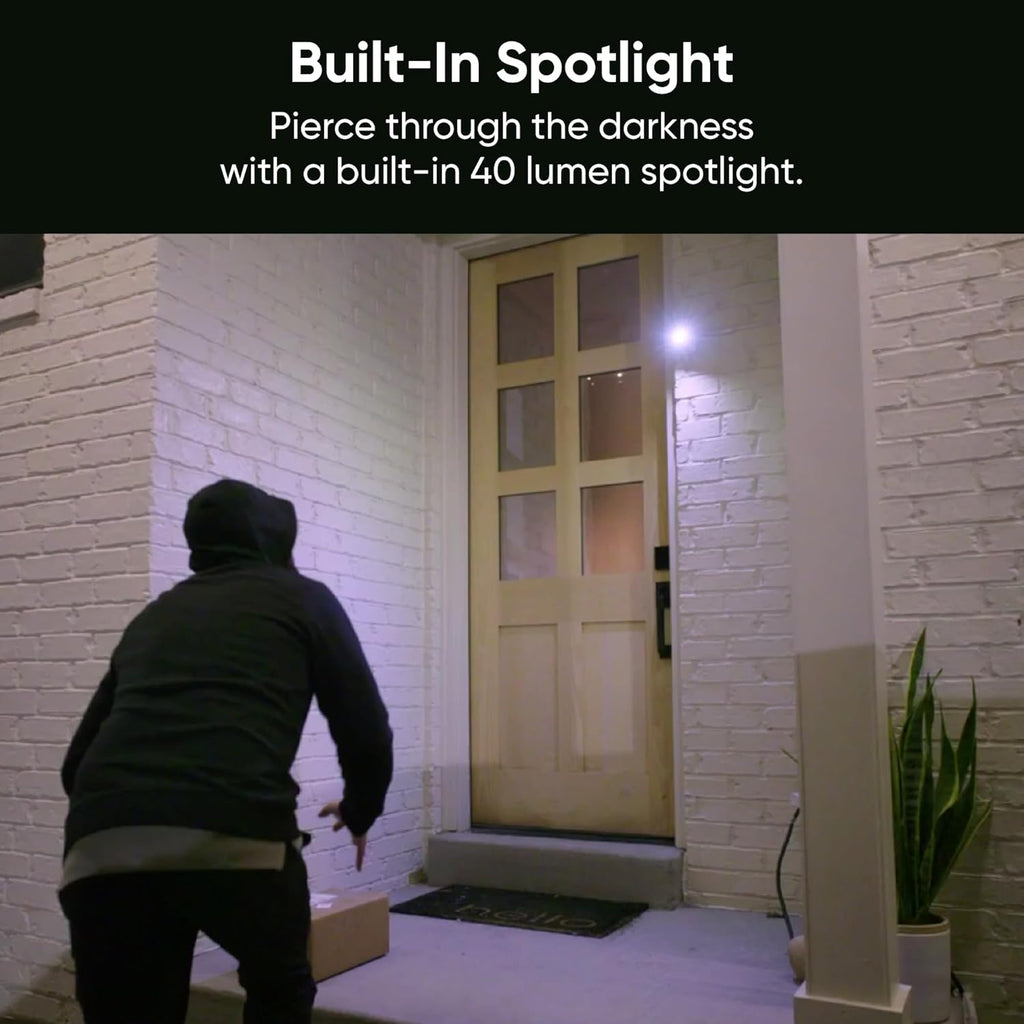 Cam OG Indoor/Outdoor 1080p Wi-Fi Smart Home Security Camera with Color Night Vision, Built-in Spotlight, Motion