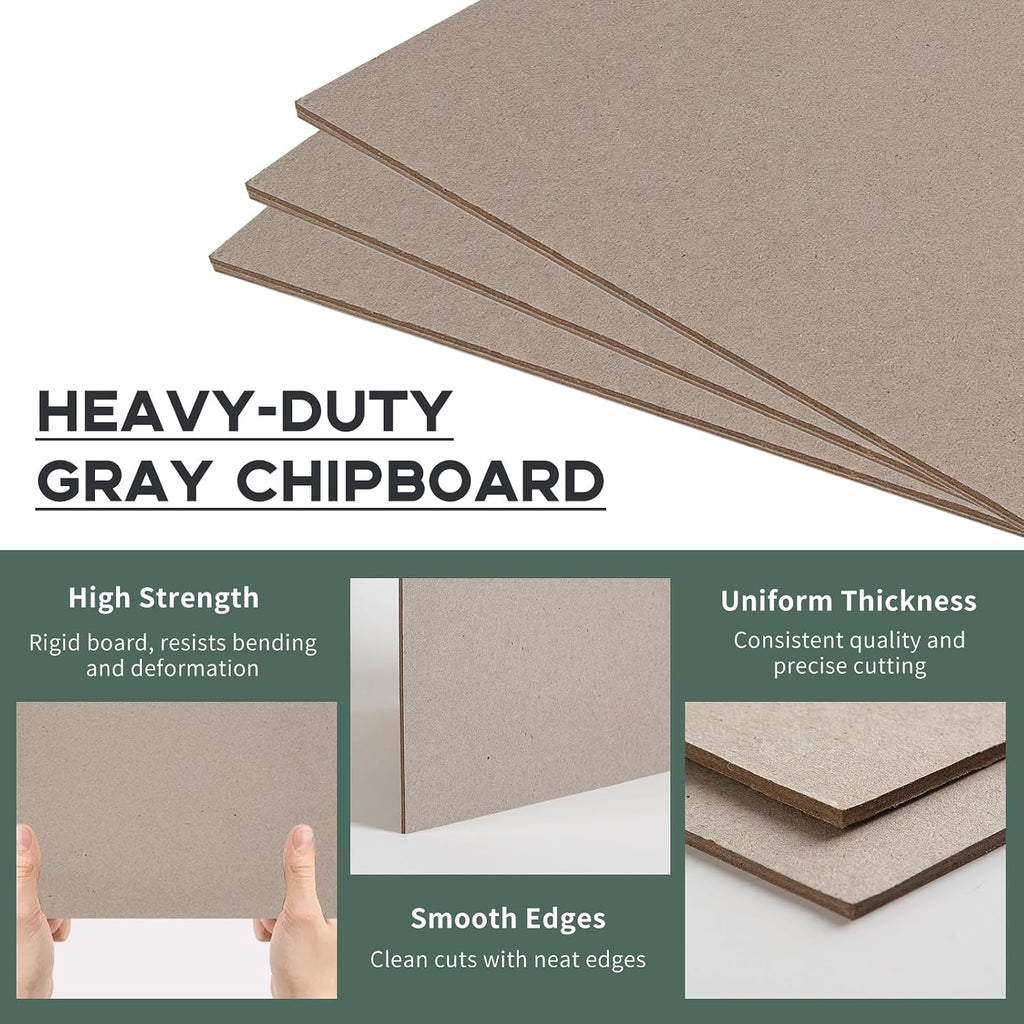 20 Pcs 12.5x10 Thick Chipboard