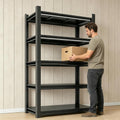 Heavy Duty Garage Shelving Unit, 5-Tier Adjustable Metal Shelving, 2500 lbs Capacity Steel Storage Shelves