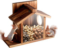 Squirrel Feeders for Outside, Squirrel House for Outdoor - Chipmunk Feeder, Squirrel Food for Backyard Squirrels Hold