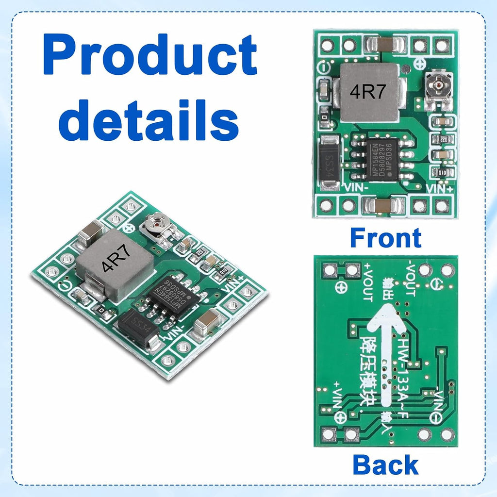 8 Pcs MP1584EN Dc to Dc Buck Converter