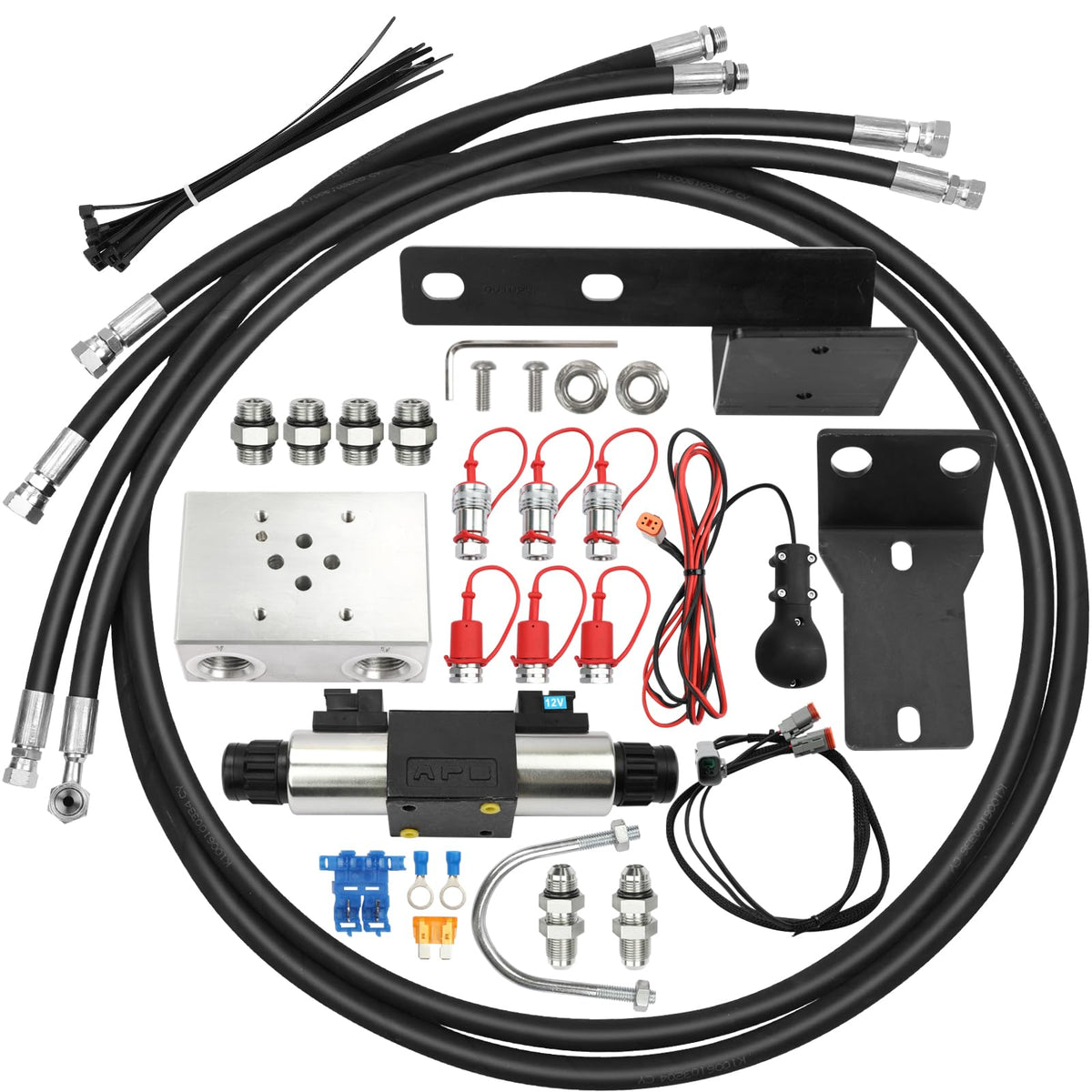 Third Function Valve Kit Fit for Kubota L2501 L3200 L3301 L3901, OE TFK2