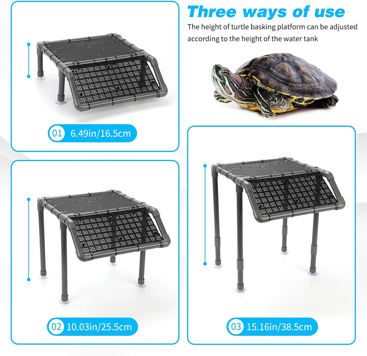 Standing Turtle Basking Platform for 15-90 Gallon Tanks