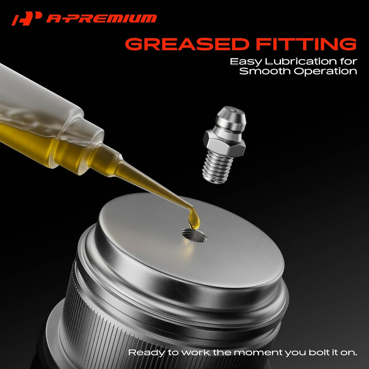 A-Premium Front Upper & Lower Ball Joint Kit - Forge Steel