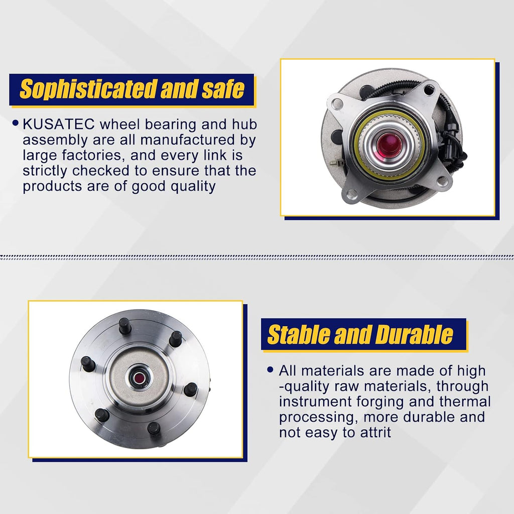 KUSATEC 515079 Front Wheel Hub Bearing Assembly