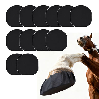 12 Pack Horse Hoof Tape, Strong Sticky Horse Hoof Wraps, Breathable Waterproof Magic Cushion Hoof Packing,Protection