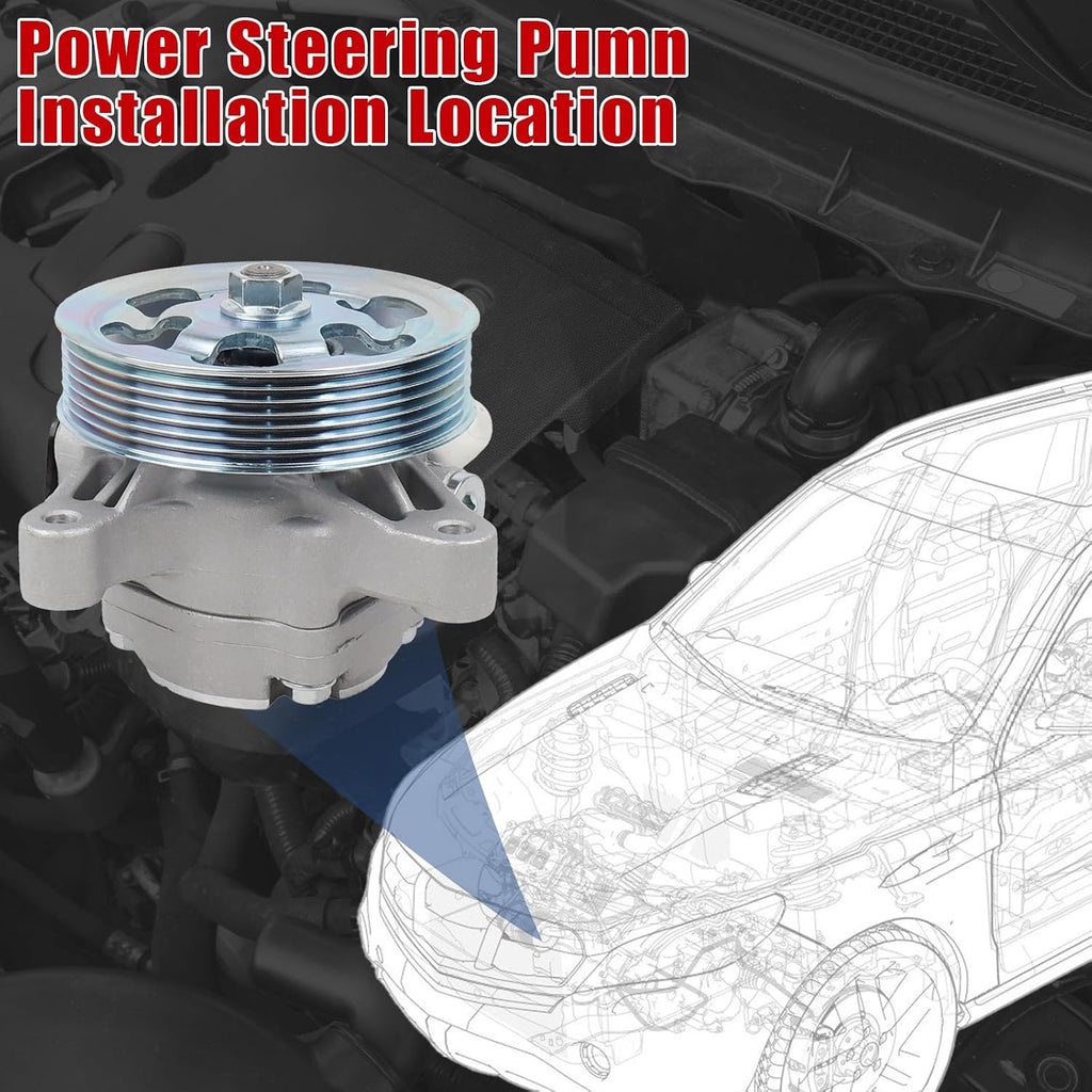 Power Steering Pump 21-5419 for Honda Accord L4 2.4L 06-07