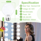 G25 LED Globe Light Bulbs 4000K Daylight E26 Base 60W Equivalent