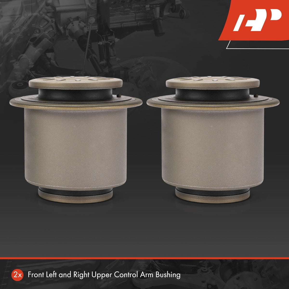 A-Premium 2 x Front Upper Control Arm Bushing Kit Compatible with Chevrolet