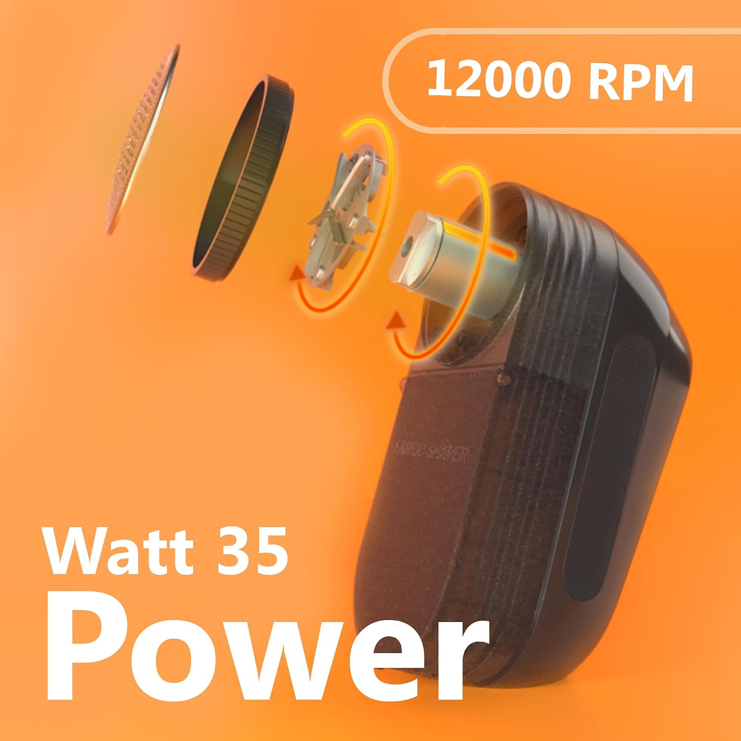 Extra Power Fabric Shaver - 35W Electric Lint Remover for Clothes/Upholstery/Furniture/Couch - Speed of 12000 RPM