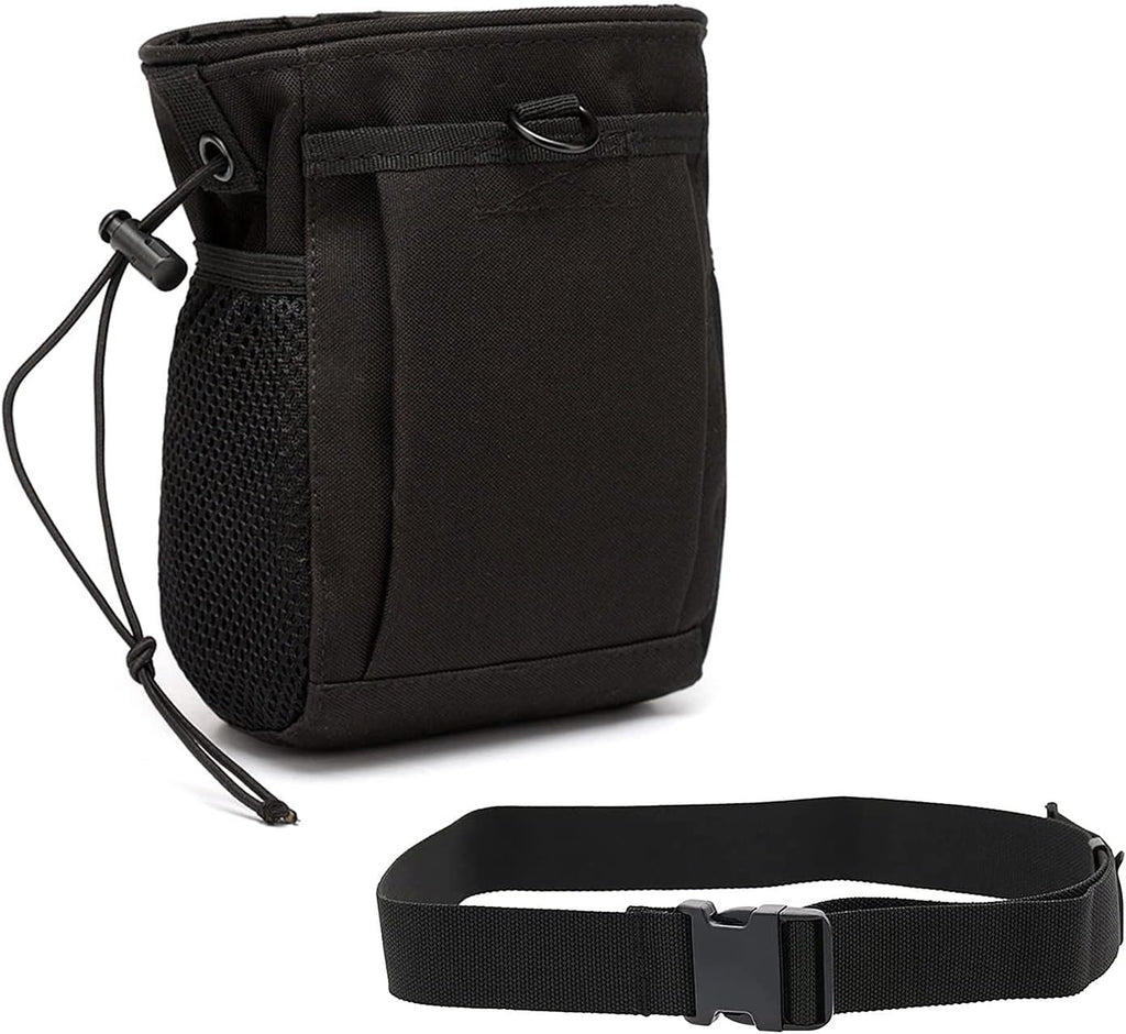 Rock Climbing Chalk Bag, goldhik Bouldering Chalk Bags with Quick-Clip Belt and 3 Pockets, Great Equipment for Rock