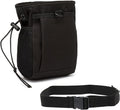 Rock Climbing Chalk Bag, goldhik Bouldering Chalk Bags with Quick-Clip Belt and 3 Pockets, Great Equipment for Rock