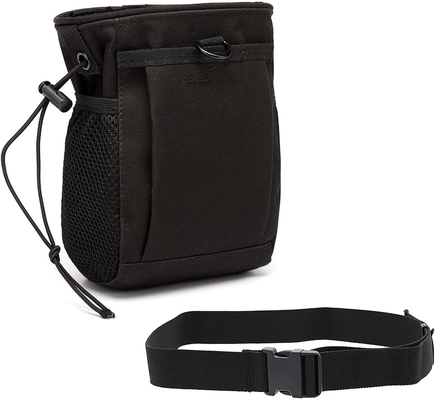 Rock Climbing Chalk Bag, goldhik Bouldering Chalk Bags with Quick-Clip Belt and 3 Pockets, Great Equipment for Rock