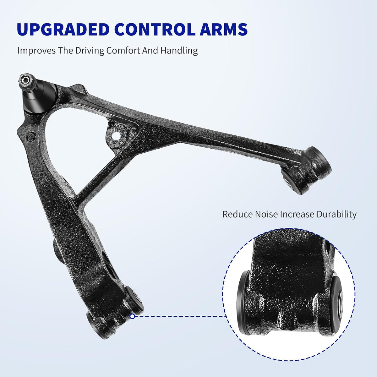 Front Lower Control Arms w/Ball Joints for 99-06 Chevy Silverado GMC Sierra
