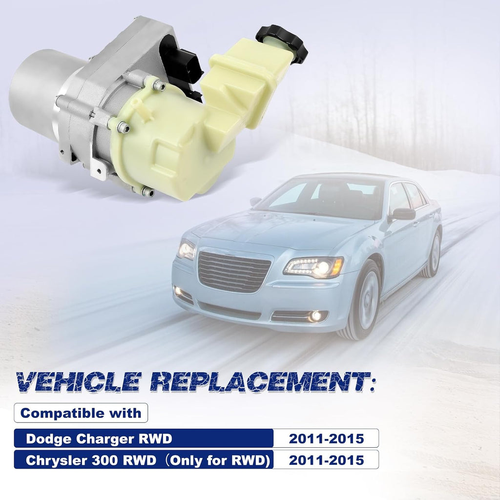 Electric Power Steering Pump Compatible with Dodge Charger 2011-2015 / Chrysler 300 2011-2015 RWD # 68059524AJ, 68059526AA
