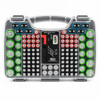 180 Battery Organizer Case with Tester, Double-Sided, Locking Lid