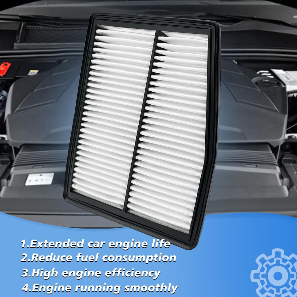 Cabin and Engine Air Filter Fits for Santa Fe Hybrid 2021-2025 2026, Sonata Hybrid 2020-2026, Tucson Hybrid