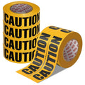 6 Rolls Premium Yellow Caution Tape, 3 Inch x 1000FT(Total 6000FT) Bright Hazard Tape with Bold Black Text for