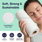 Bamboo Paper Towels 12pk - 1800 Sheets Bleached Paper Towel Rolls Ultra Absorbent & Durable Eco-Friendly Paper Towels