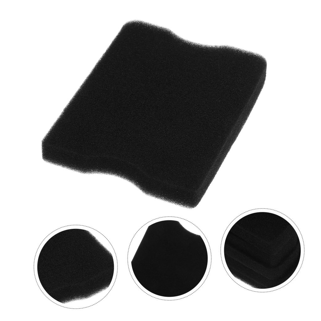 10pcs Lawn Mower Air Filter Sponge Replacement Black