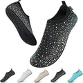 Womens Barefoot Water Shoes Quick-Dry Aqua Socks Slip-On Non Slip Beach Shoes Travel House Slippers Swim Surf Yoga