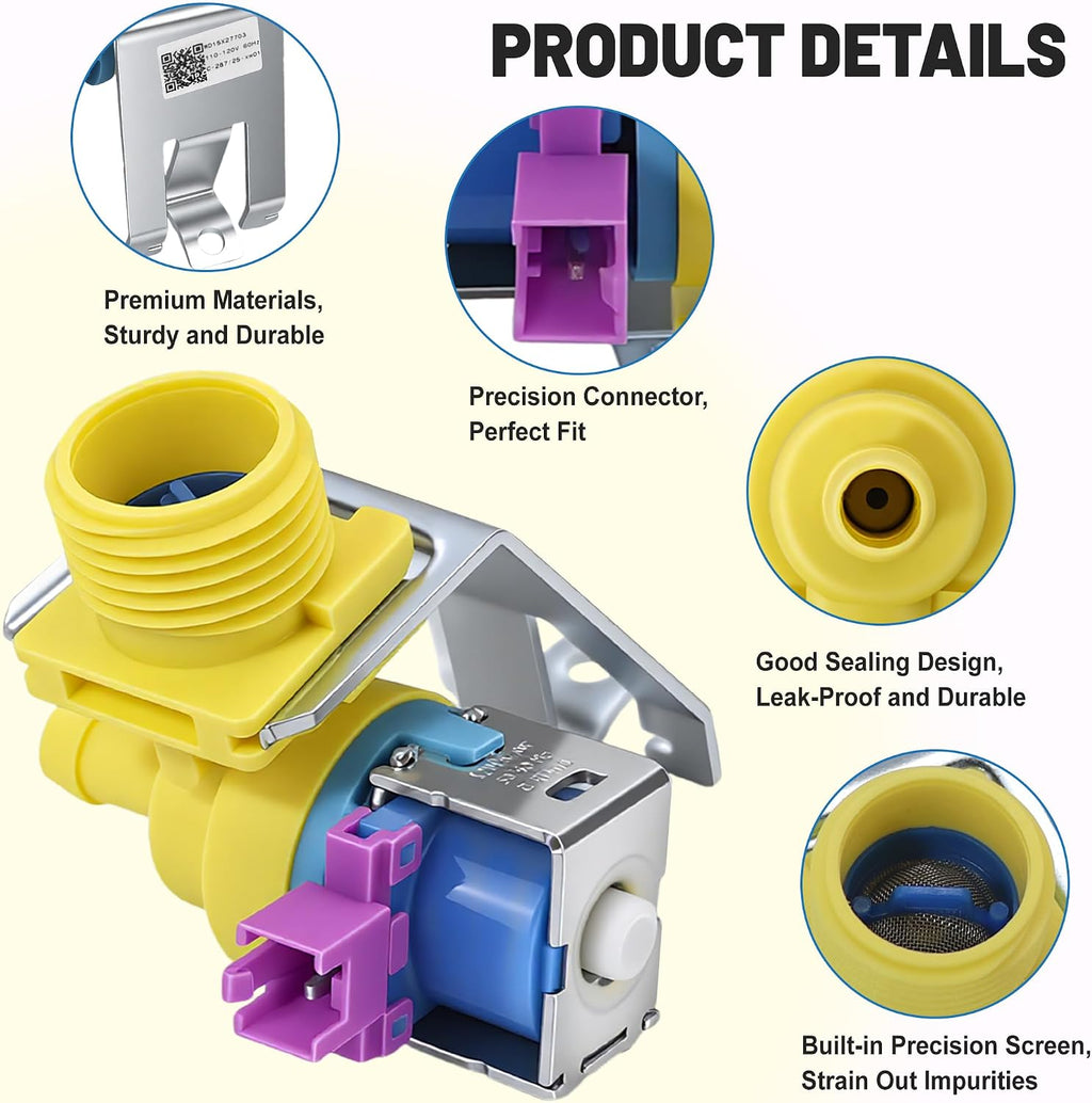 WD15X27703 Dishwasher Water Inlet Valve Assembly