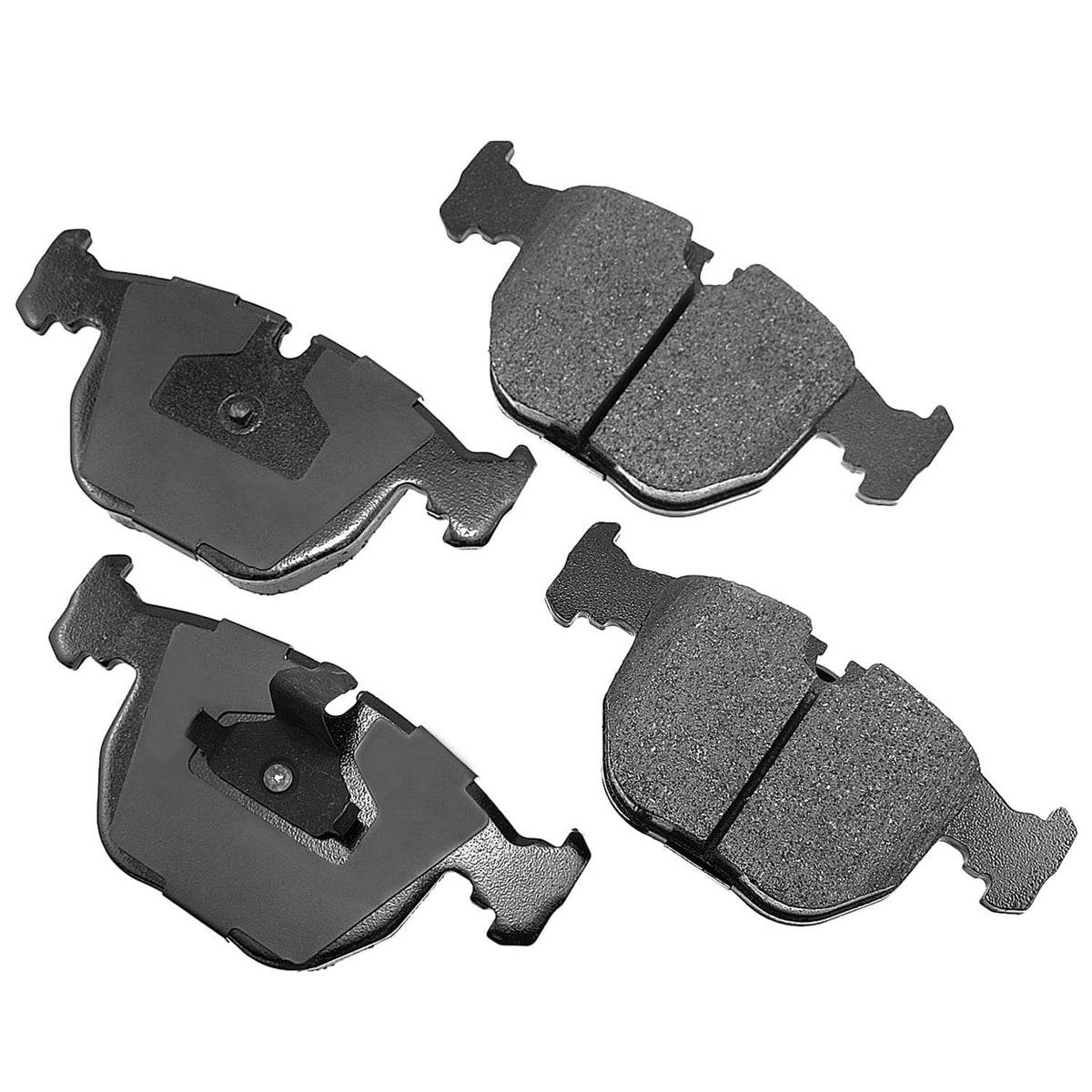 Akebono EUR681 Euro Ultra Premium Ceramic Disc Brake Pad Kit, GREY