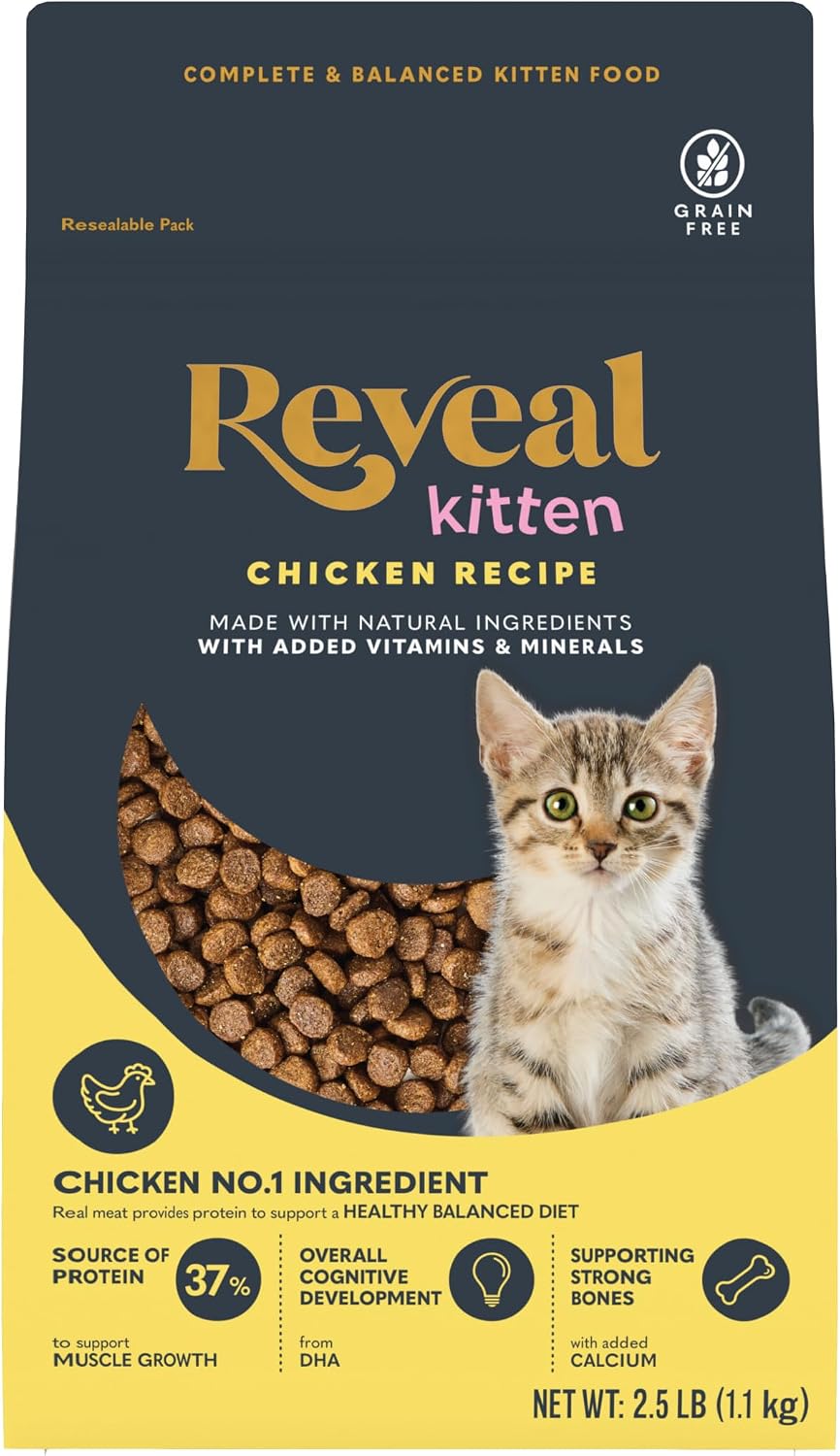 Kitten Chicken Grain Free Complete Dry Food 2.5 lb Bag