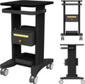 Professional Medical Cart | 3-Tier Rolling Trolley with Drawers | 198 lbs Capacity | Portable Utility Cart for