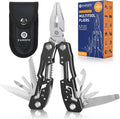 14-In-1 Multitool with Safety Locking, Professional Stainless Steel Multitool Pliers Pocket Knife, Bottle Opener