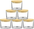 16oz Candle Jars 6Pcs, Clear Glass Candle Making Jars With Lid Bulk | 3 Wick Large Empty Candle Making Vessels with