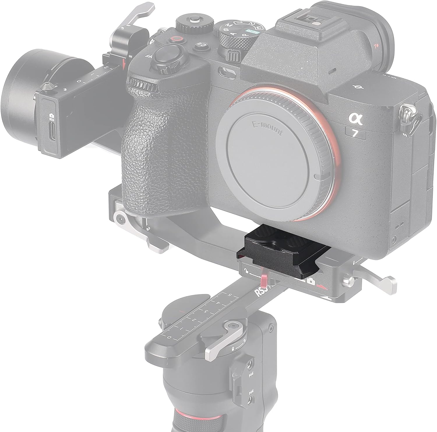RS Upper Camera Quick Release Plate for DJI Ronin RS 5 / RS3 / RS 3 Mini Pro/RS 2 / RSC 2 / RS 4 / RS 4 Pro/RS 4 Mini
