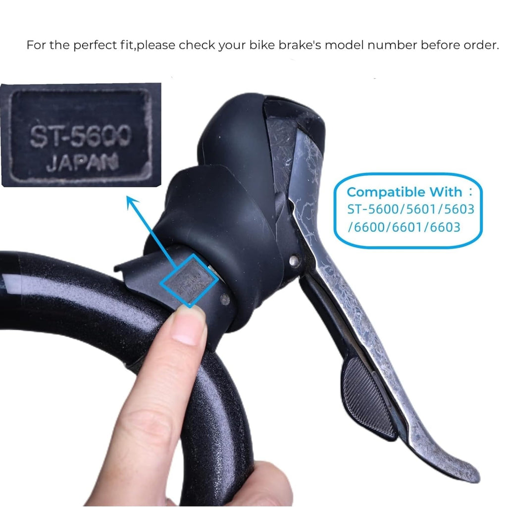 Bike Brake Levers Hoods, Black, Pair