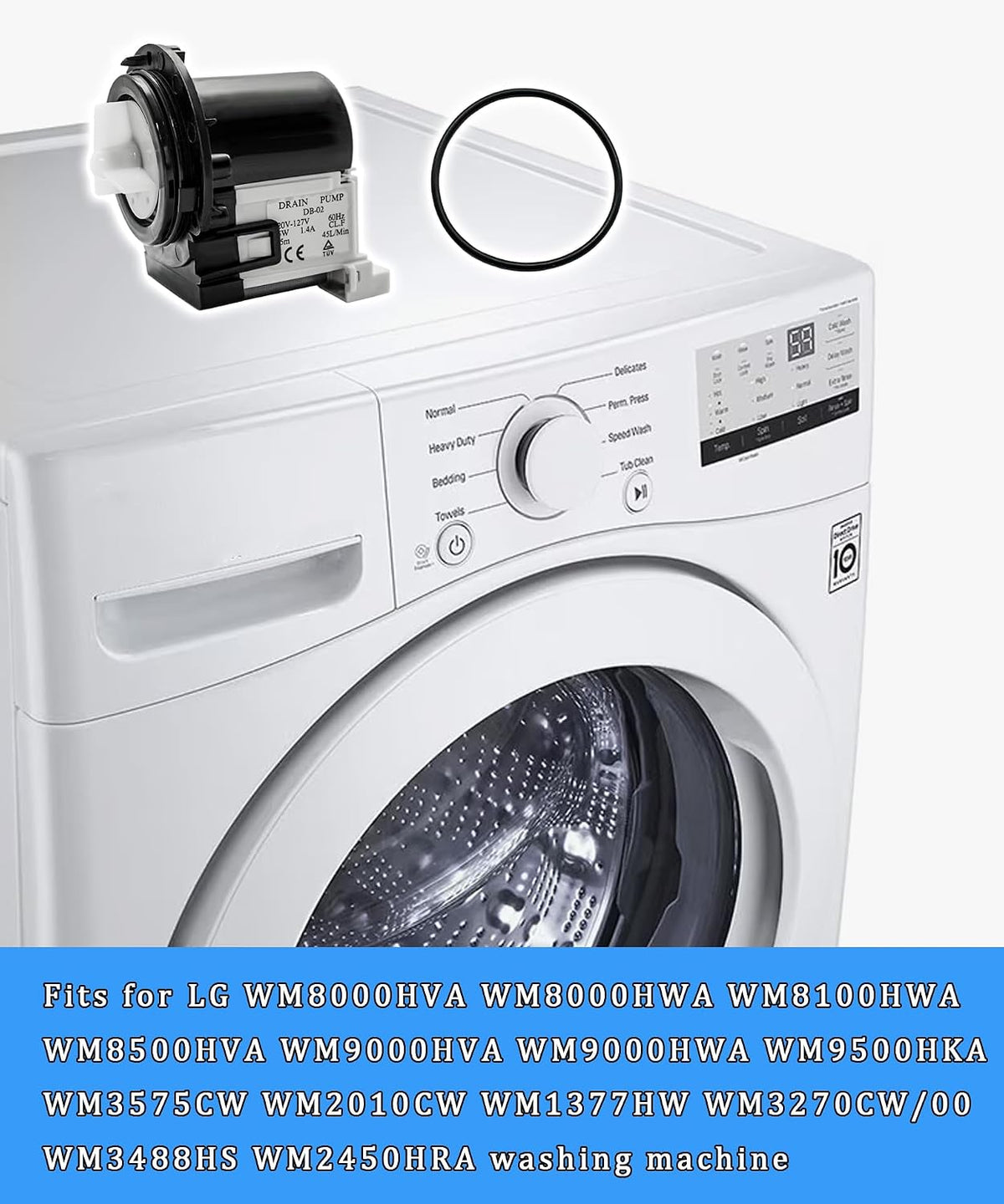 WM9500HKA Washing Machine Drain Pump Motor