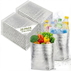 20-Pack Insulated Shipping Bags, 11 x 15-Inch Thermal Liners