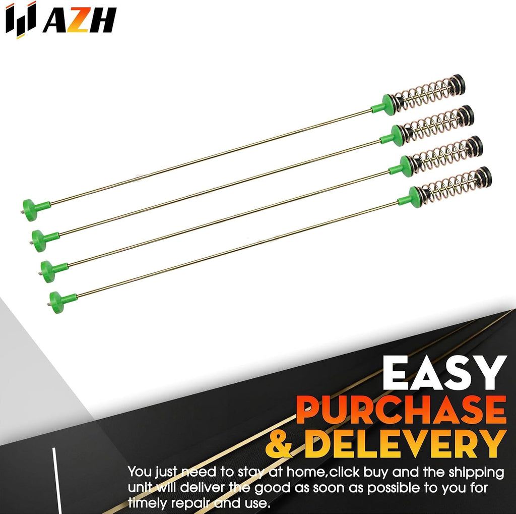 4 Pcs Suspension Rod Kit Replacement For Samsung Wa40a3005aw/A4-00 WA40A3005AW/A4 WA40B3005AW WA41A3000AW WA41A3000AW/A4 WA44A3205AW WA44A3205AW/A4 Washer