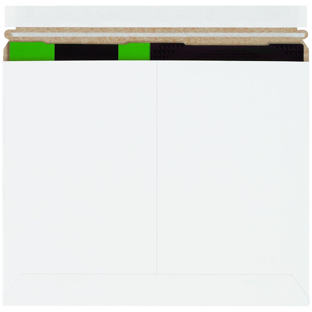 12 1/4 x 9 3/4" White Stayflats Lite Mailers