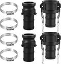 2 Set 2 Inch Camlock Fittings Type C&E