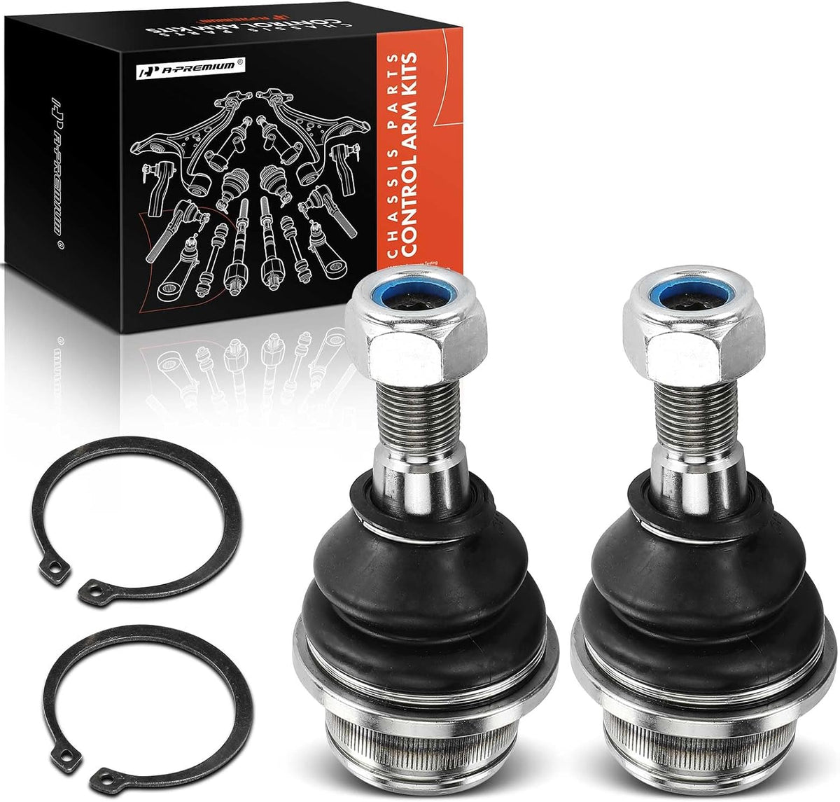 A-Premium Front Lower Ball Joint - Forge Steel, Compatible with Hummer