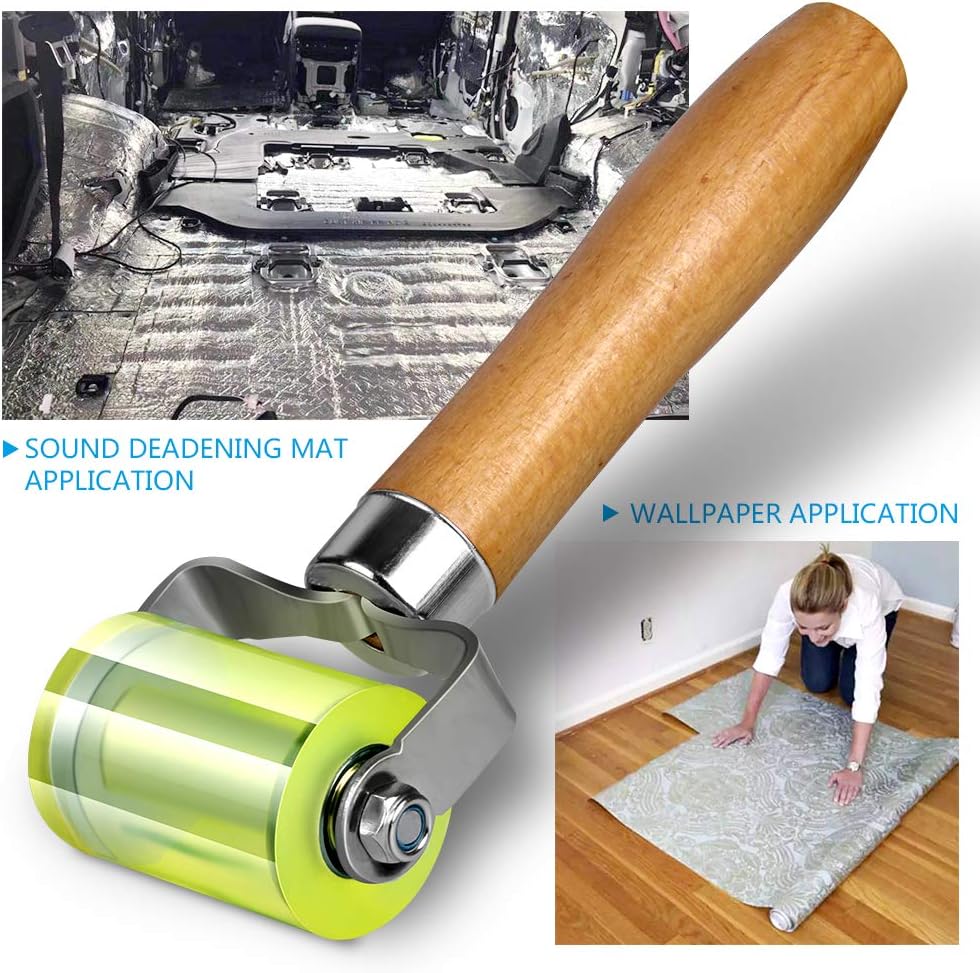 Bearings Equipped Automotive Car Audio Sound Deadening Application Wheel Roller, Heat Abatement Mat Wallpaper