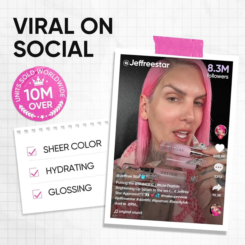 Brightening Lip Serum, Hydrating, Plumping & Glossing