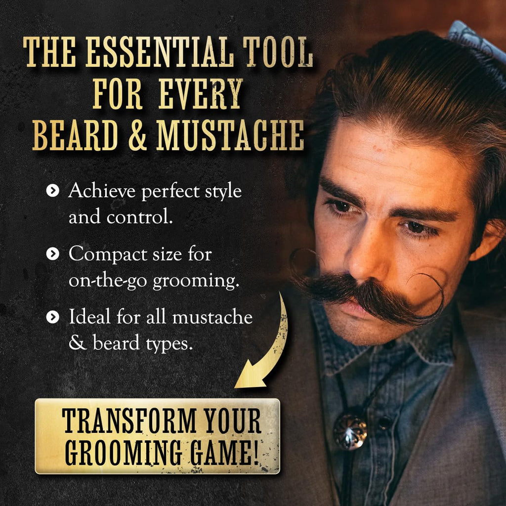 Mustache Wax Sudden Death Strong Hold 1oz Tin & Platinum Death Grip