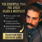 Mustache Wax Sudden Death Strong Hold 1oz Tin & Platinum Death Grip